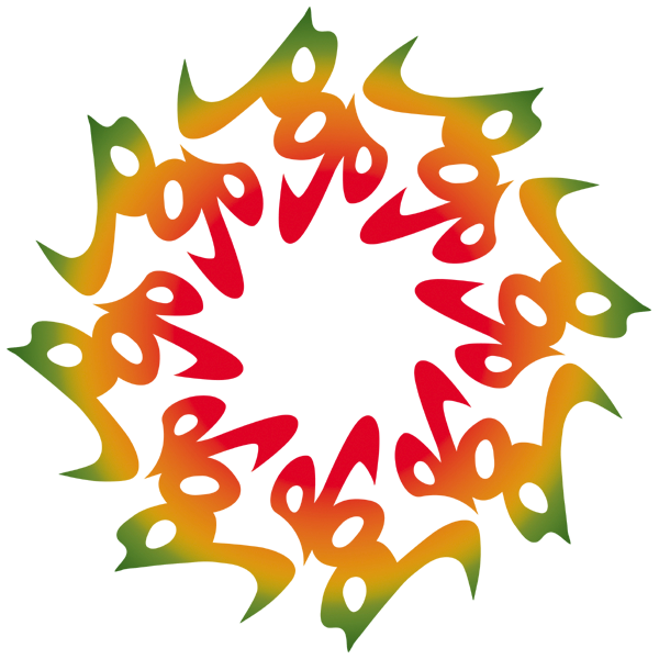 POPNOMICS Fireburst Mandala Logo